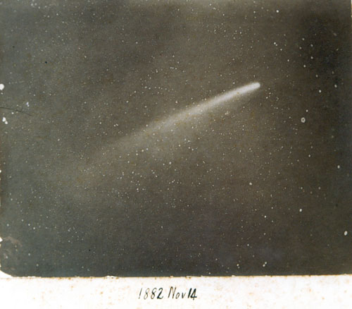 David Gill, photograph of Great Comet of 1882, November 14, 1882