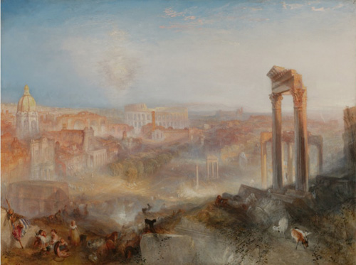 J.M.W. Turner, Modern Rome-Campo Vaccino, 1839.